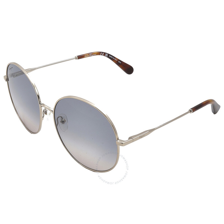 Salvatore Ferragamo Blue Gradient Round Ladies Sunglasses SF299S 688 60 - 5