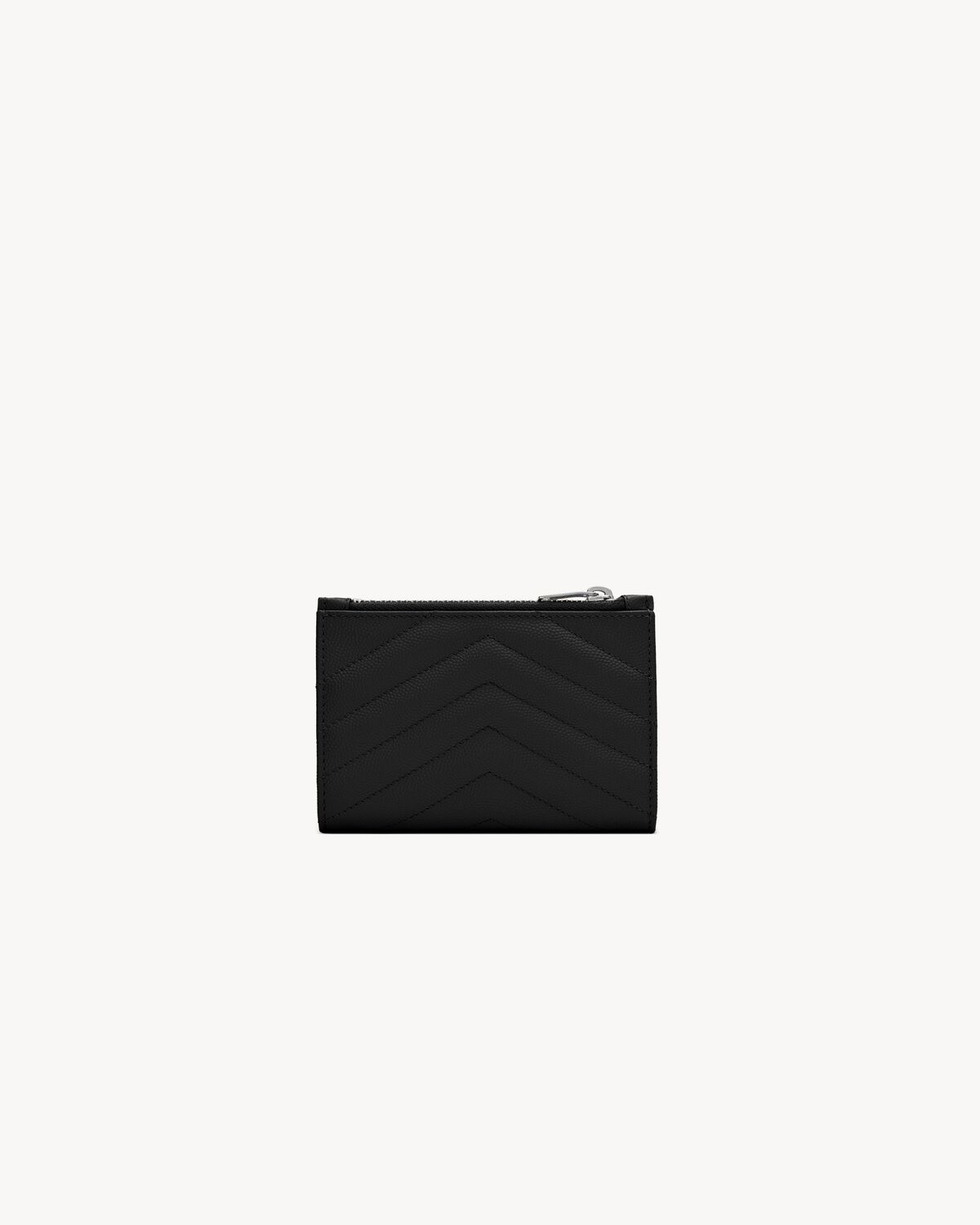 CASSANDRE MATELASSÉ FRAGMENTS BI-FOLD WALLET IN GRAIN DE POUDRE LEATHER - 2