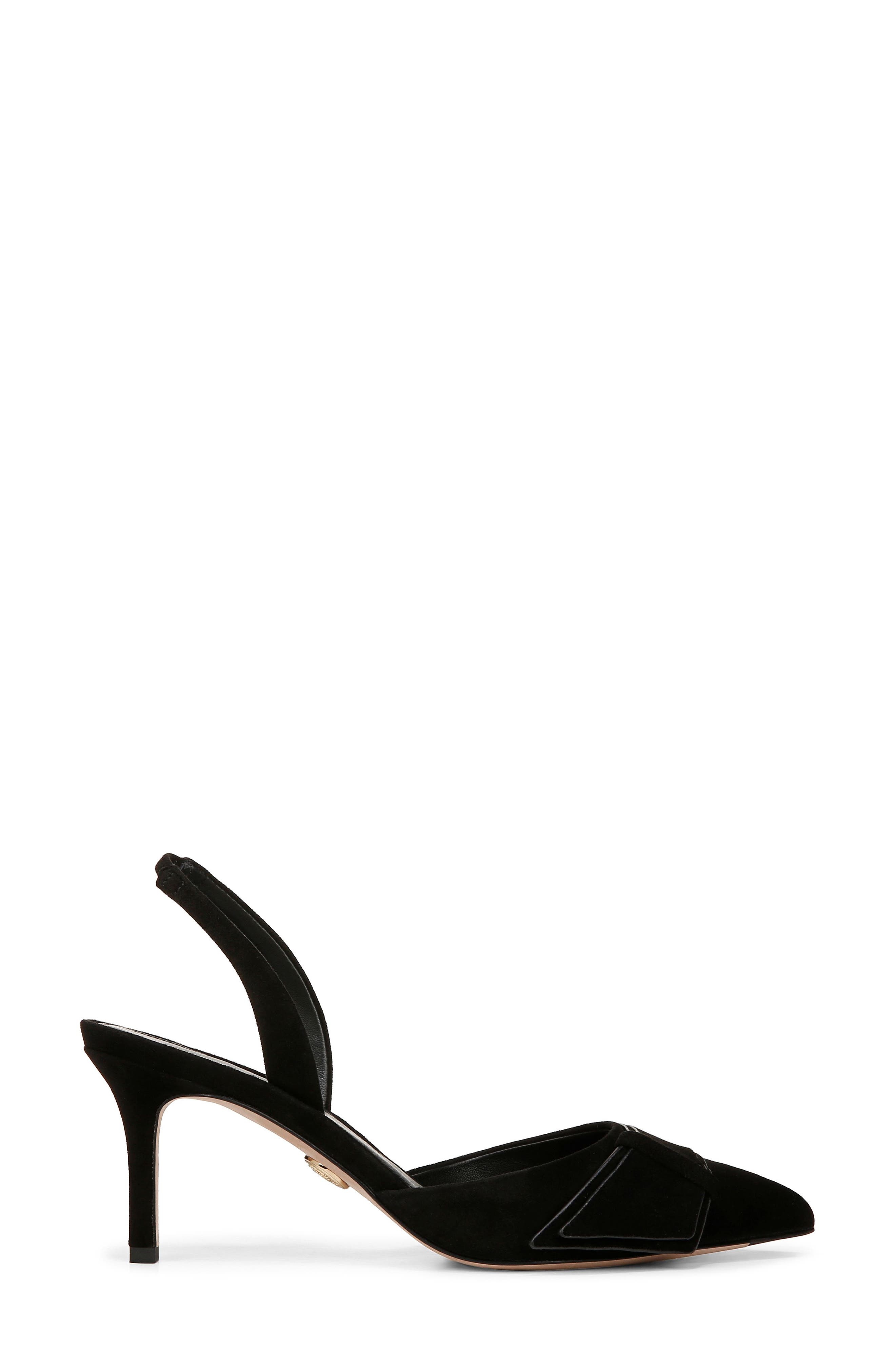 Veronica Beard Lisbeth Slingback Pointed Toe Pump in Black at Nordstrom - 3