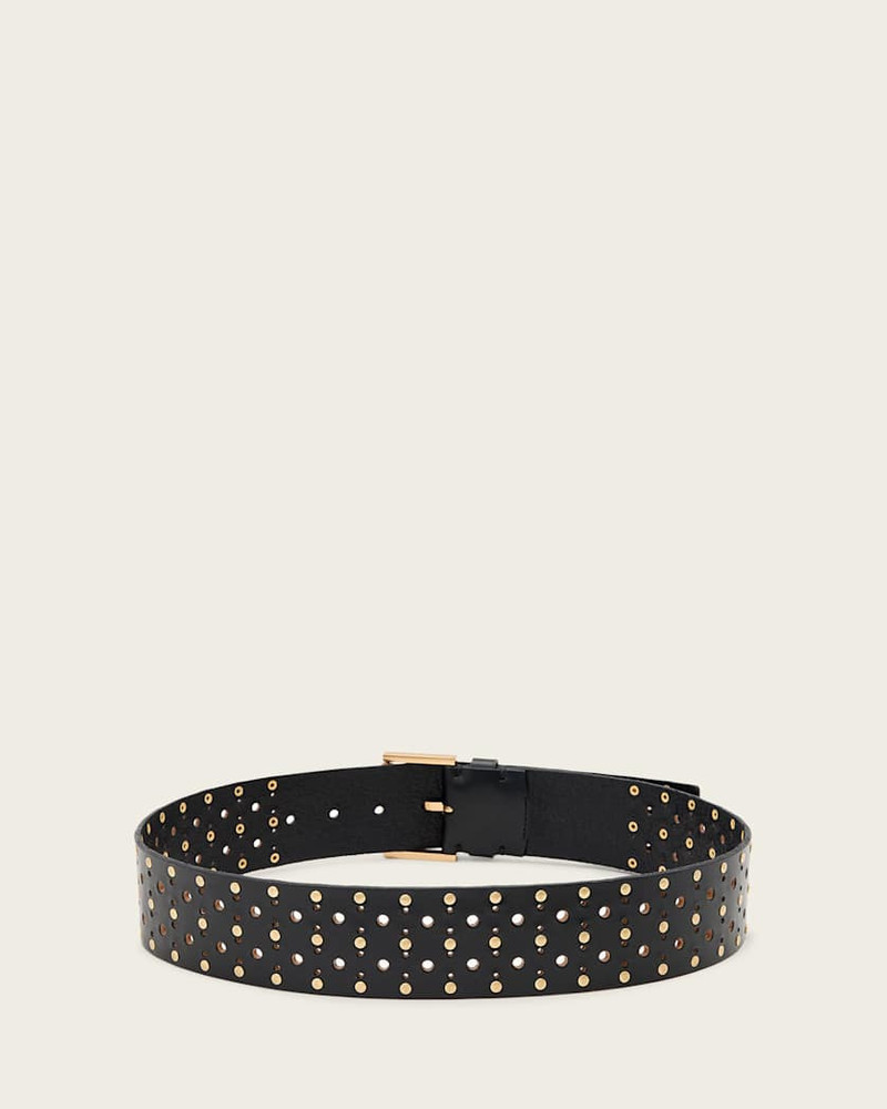 LENA LEATHER STUDDED BELT 4