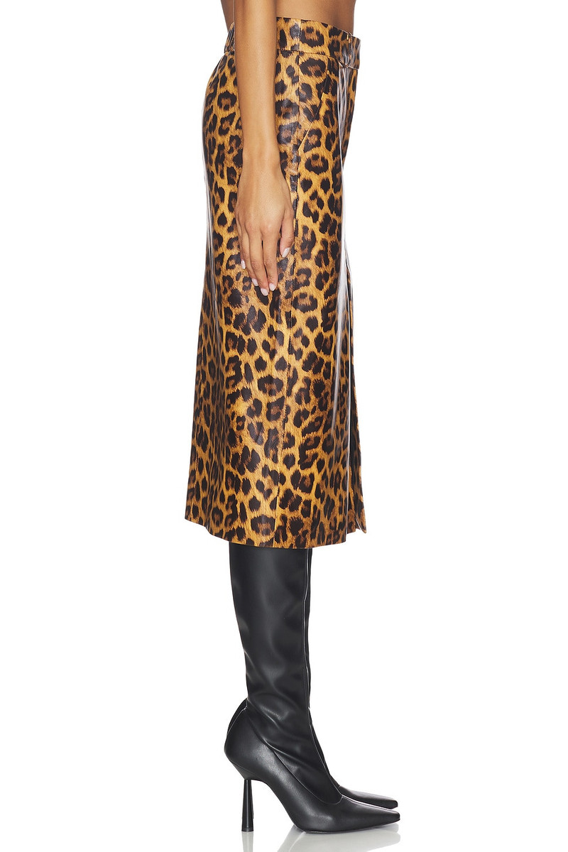 Leather Maxi Skirt 4