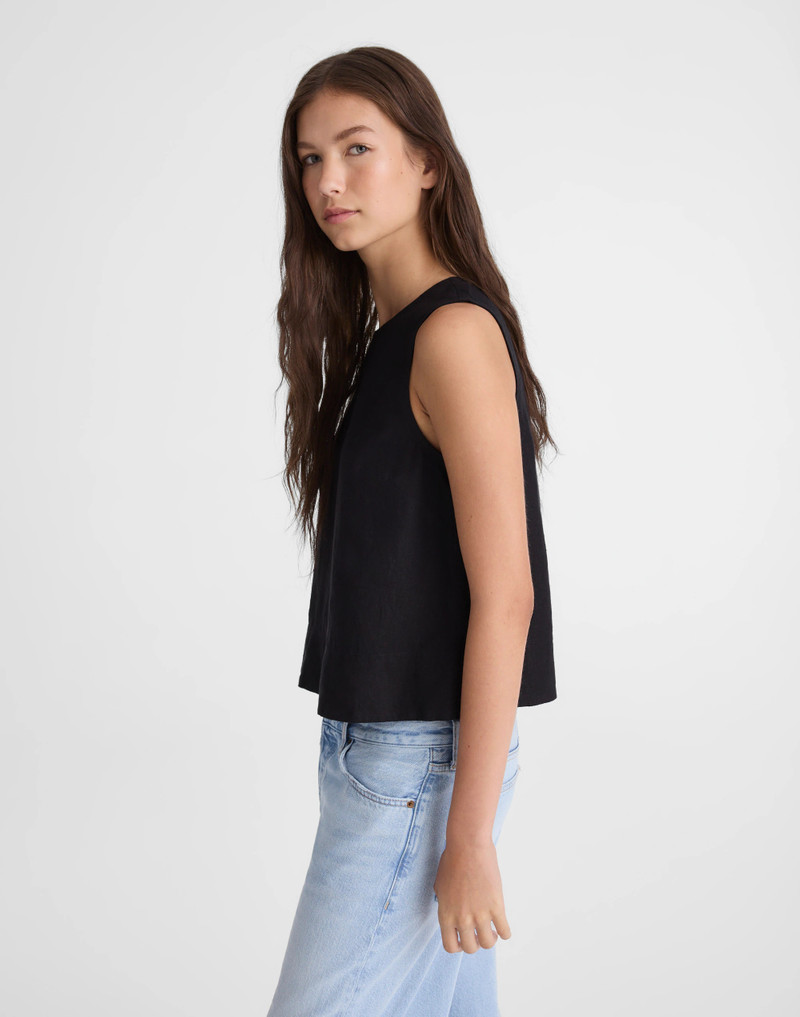 Shell Top in 100% Linen 4