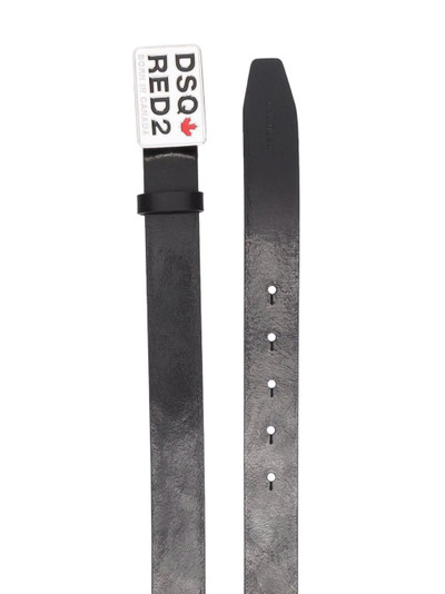 DSQUARED2 logo buckle belt outlook