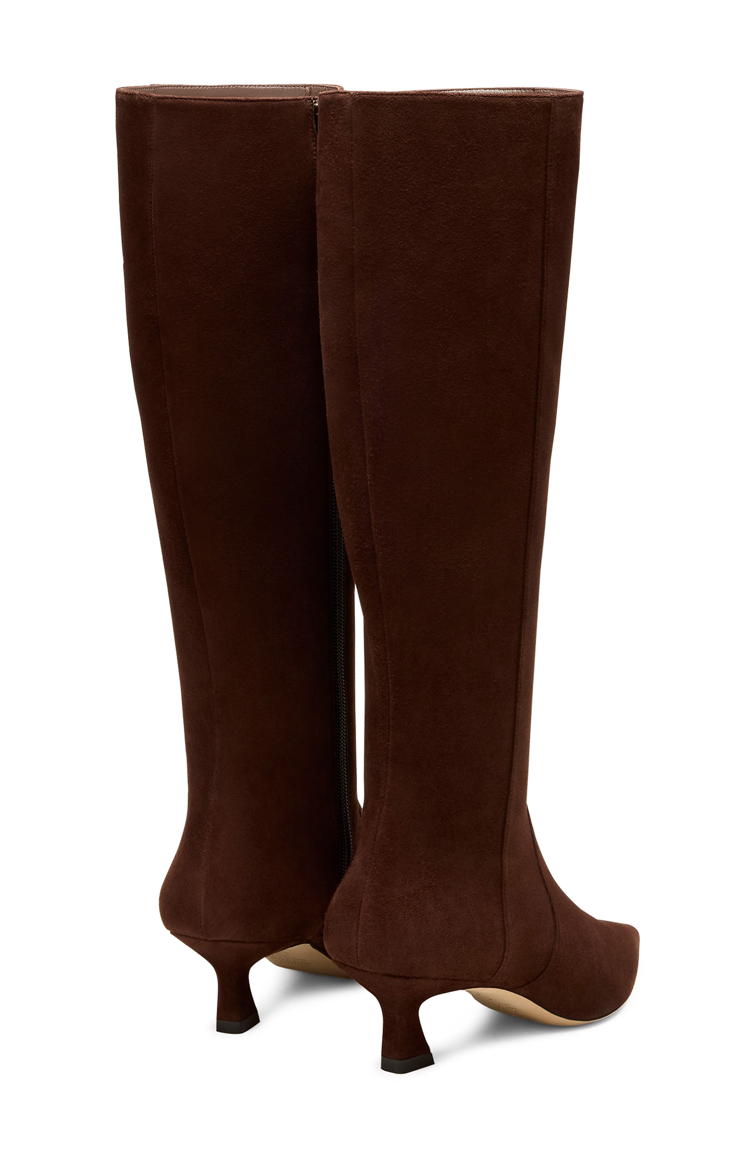 Stuart Weitzman Vinnie Zip Boot 50 in Walnut at Nordstrom - 3