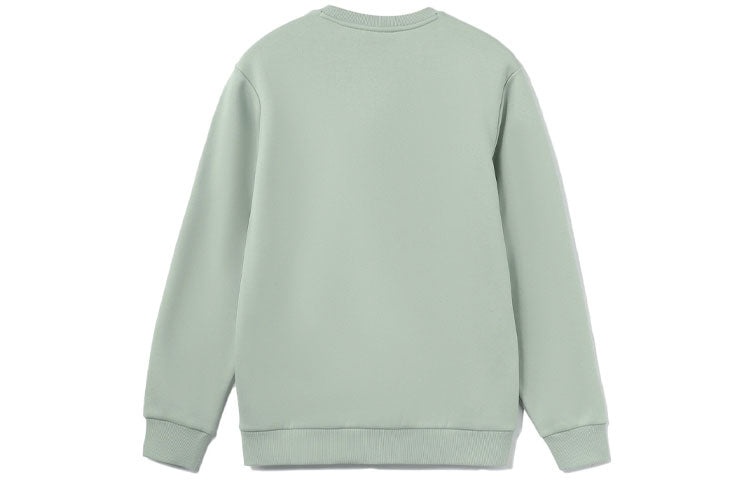 Li-Ning Wade Series Logo Printing Fleece Lined Stay Warm Reflective Pullover 'Green' AWDR839-4 - 2