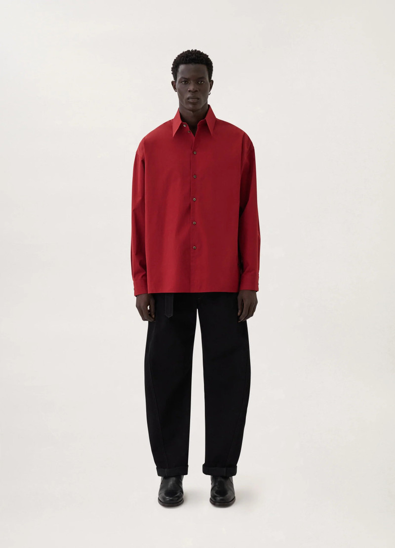 REGULAR COLLAR TWISTED SHIRT
COTTON POPLIN 3