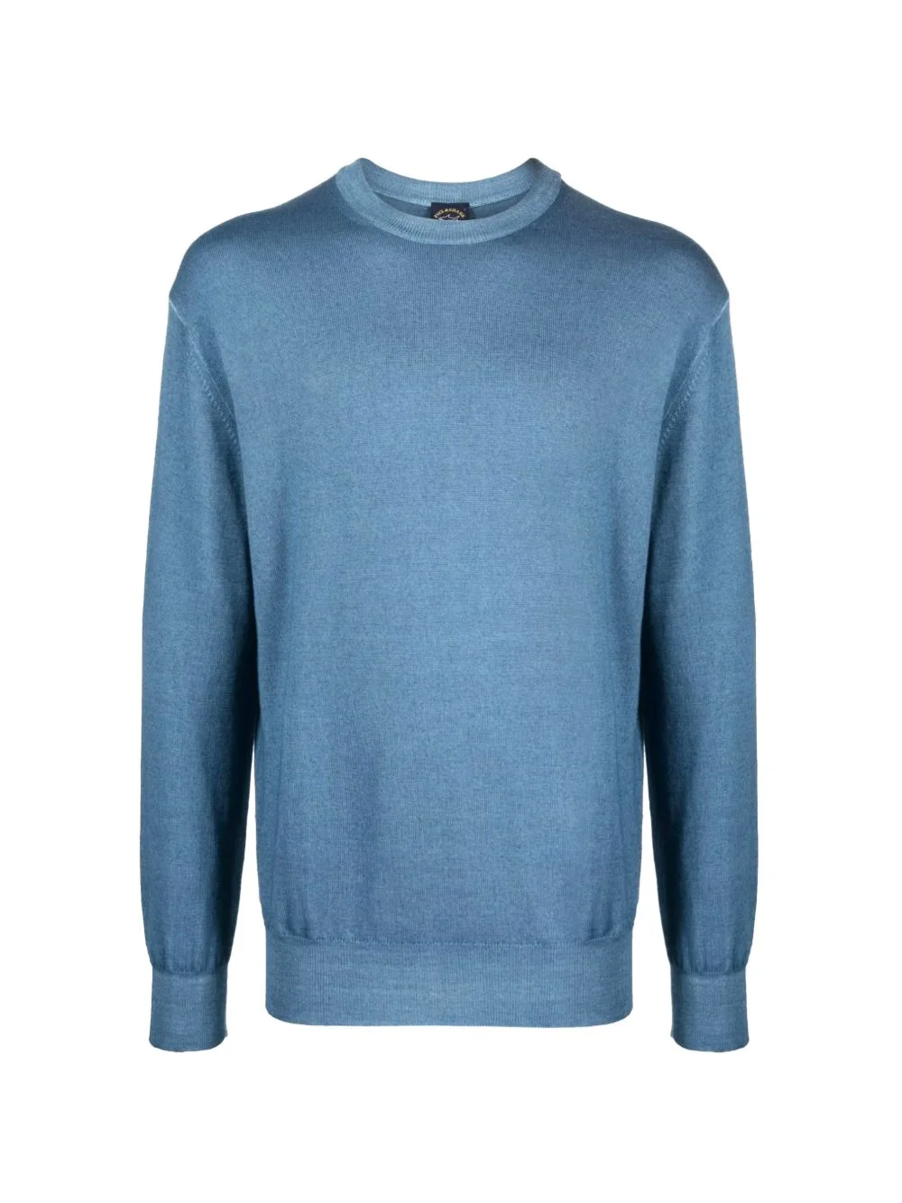 logo-patch fine-knit jumper - 1