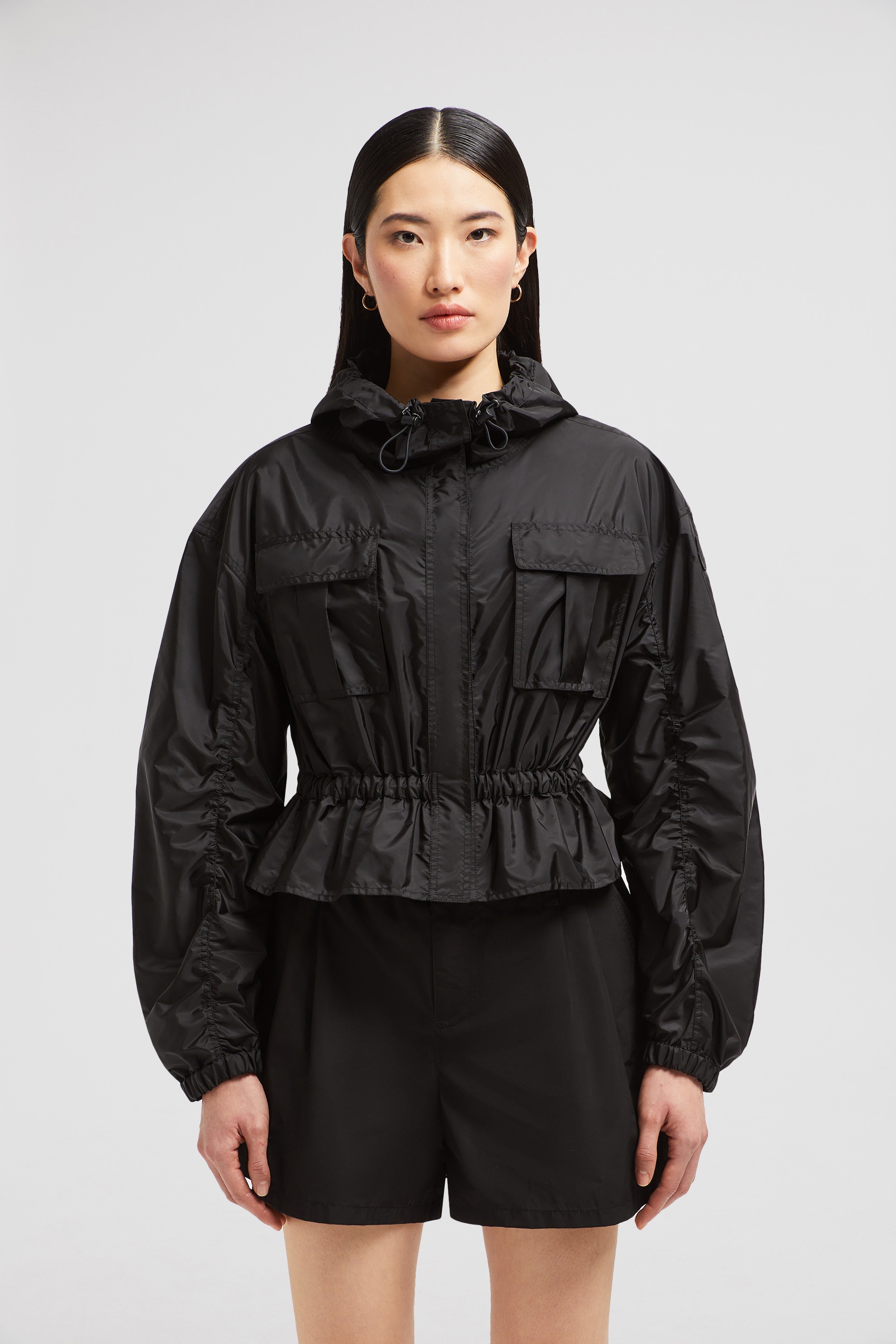 Curton Hooded Peplum Jacket - 3