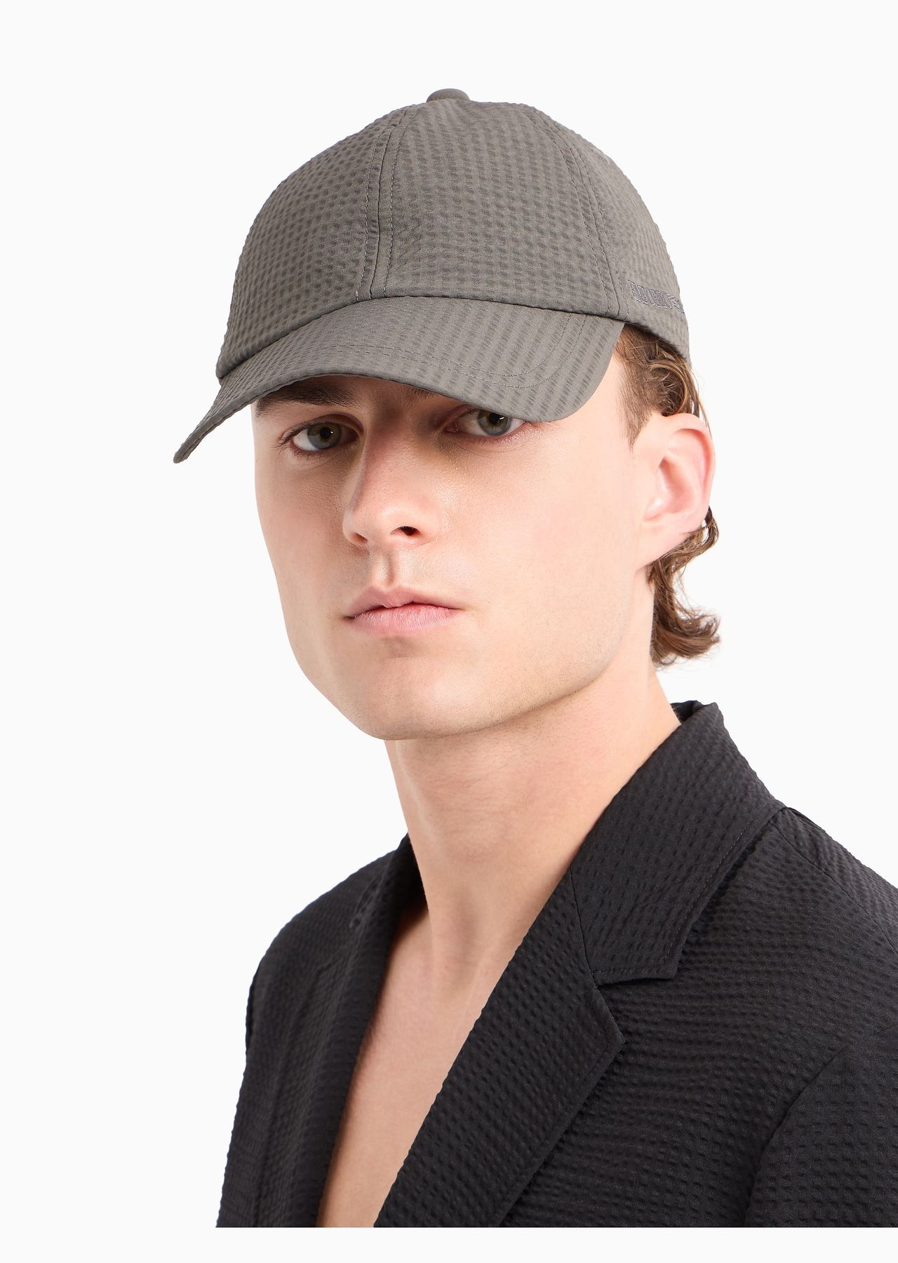 Baseball cap in technical seersucker fabric - 3