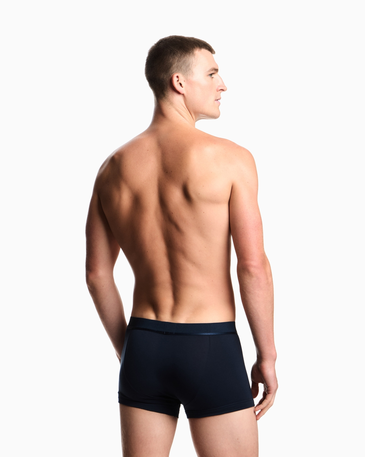 THREE-PACK OF ASV SHINY LOGOBAND ORGANIC JERSEY BOXER BRIEFS - 3