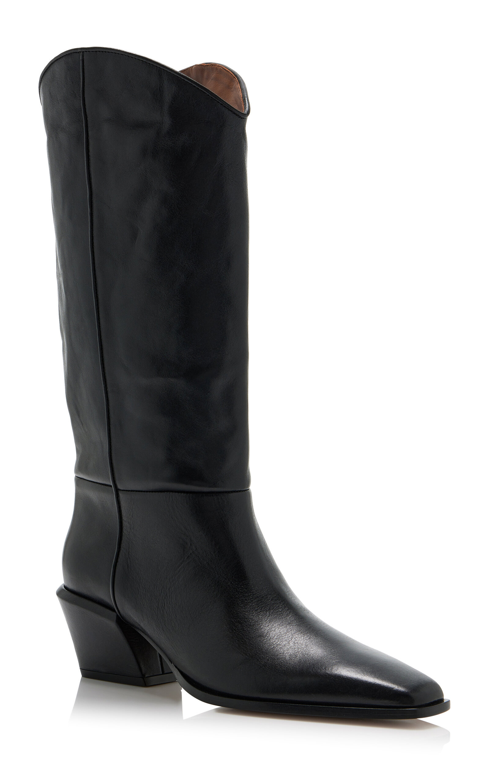 Bettina Leather Western Boots black - 4