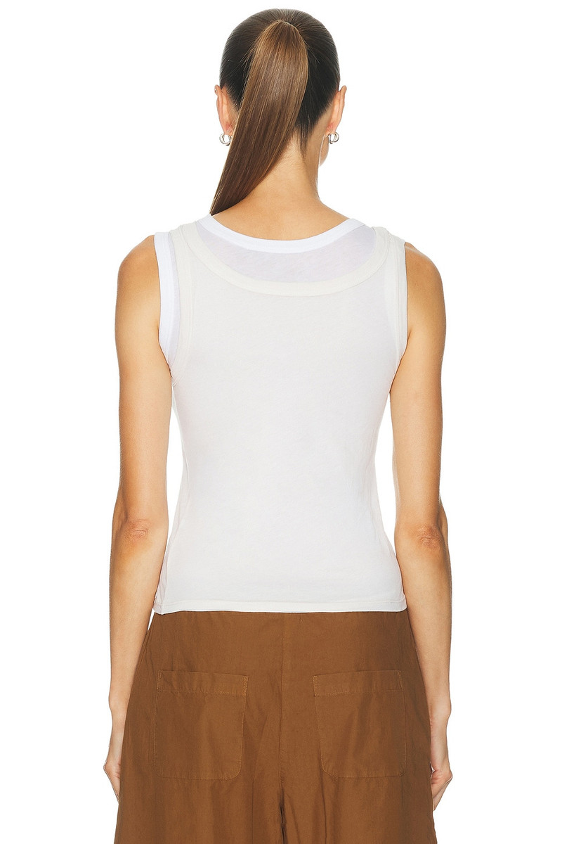 Tissue Jersey Layered Tank Top 3