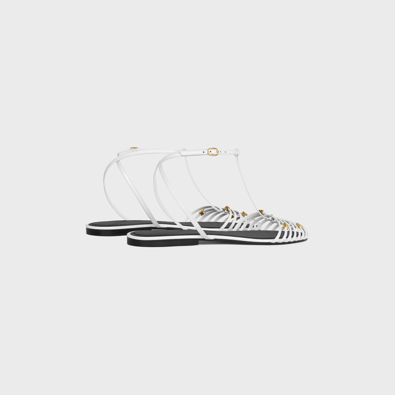 CELINE CAGE FLAT SANDAL IN GOATSKIN outlook