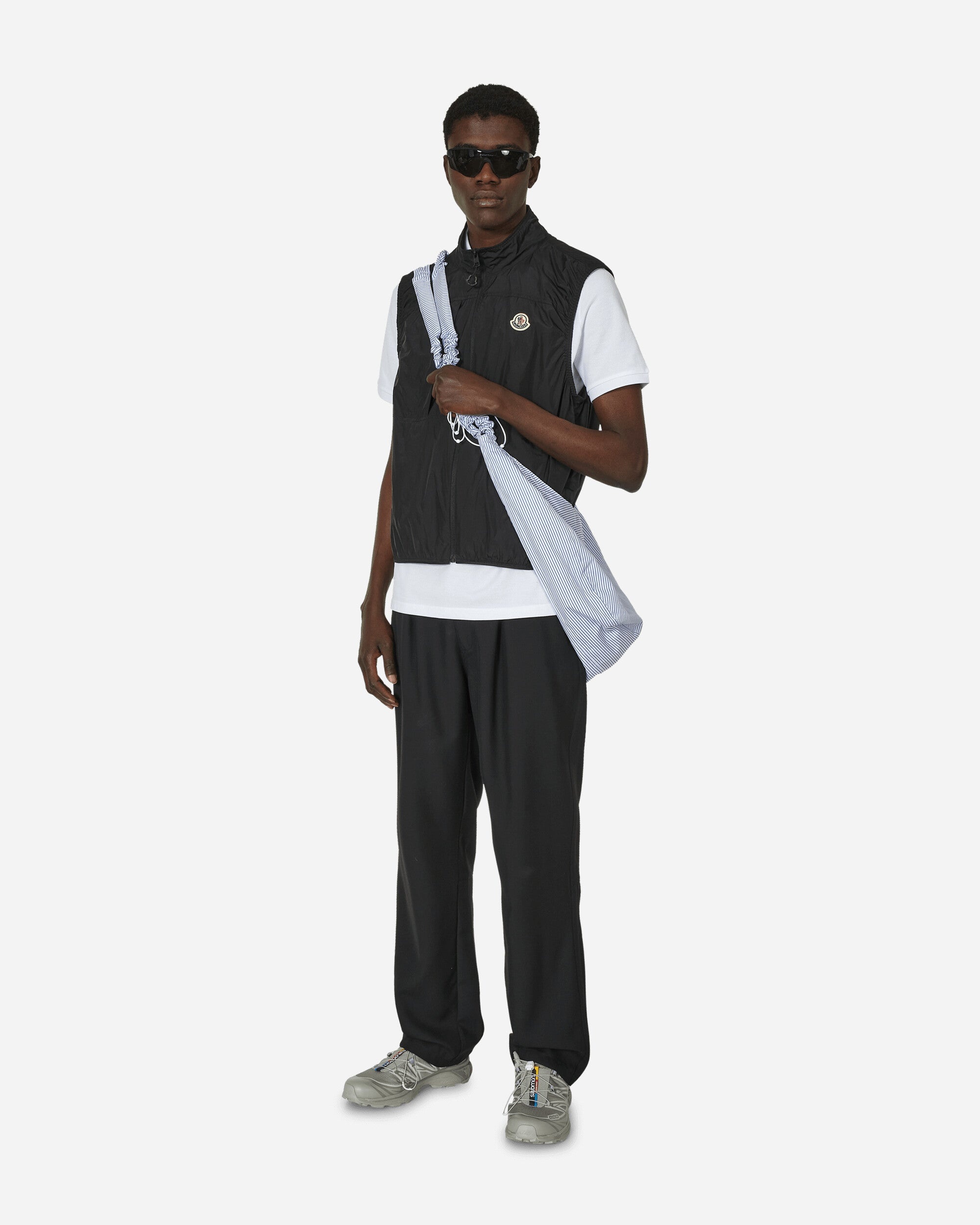 MONCLER ナイロン ベスト アラシ 1A001-22-5396L ARASHI-999 Moncler Arashi Vest Black | slamjam | REVERSIBLE