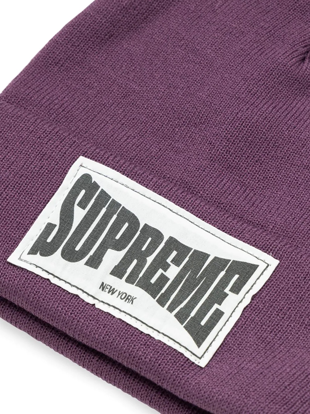 Woven Label beanie - 2