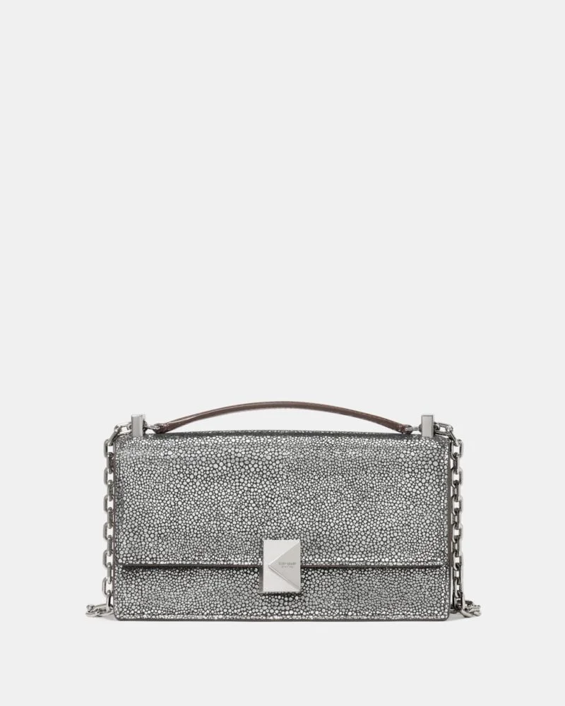 Deco Metallic Dot Suede Mini Crossbody Bag - 1