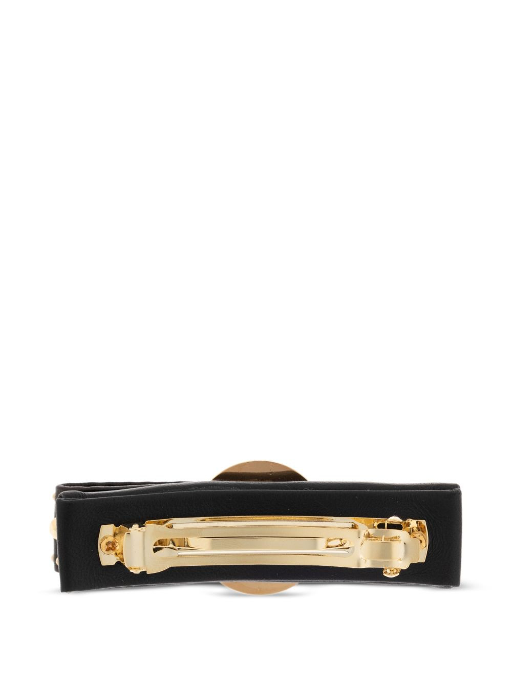 medusa studded leather hair clip - 2