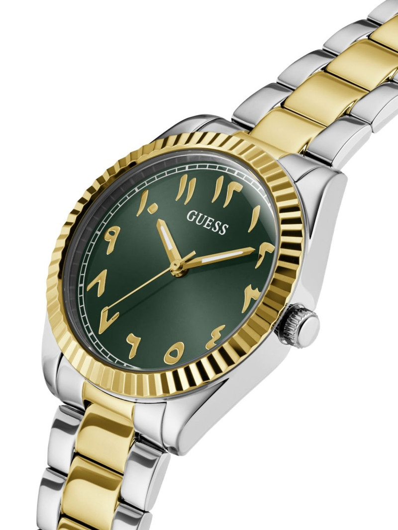GUESS USA two-tone 36mm watch outlook