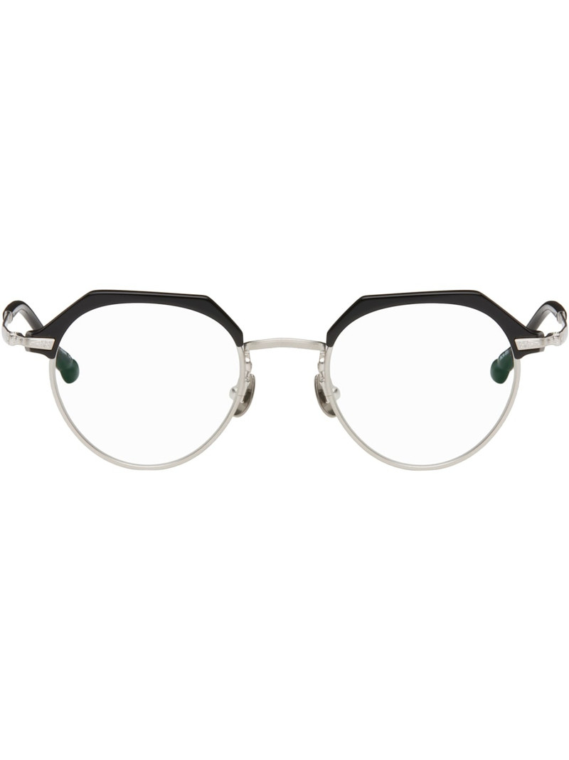 Black & Silver M2064 Glasses 1