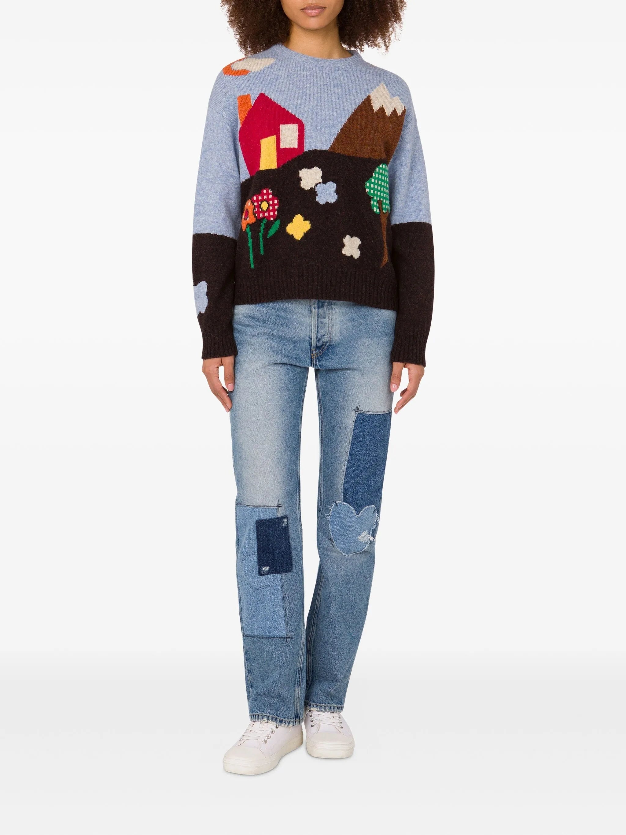 Moschino Archive Graphic-knit Sweater - 3