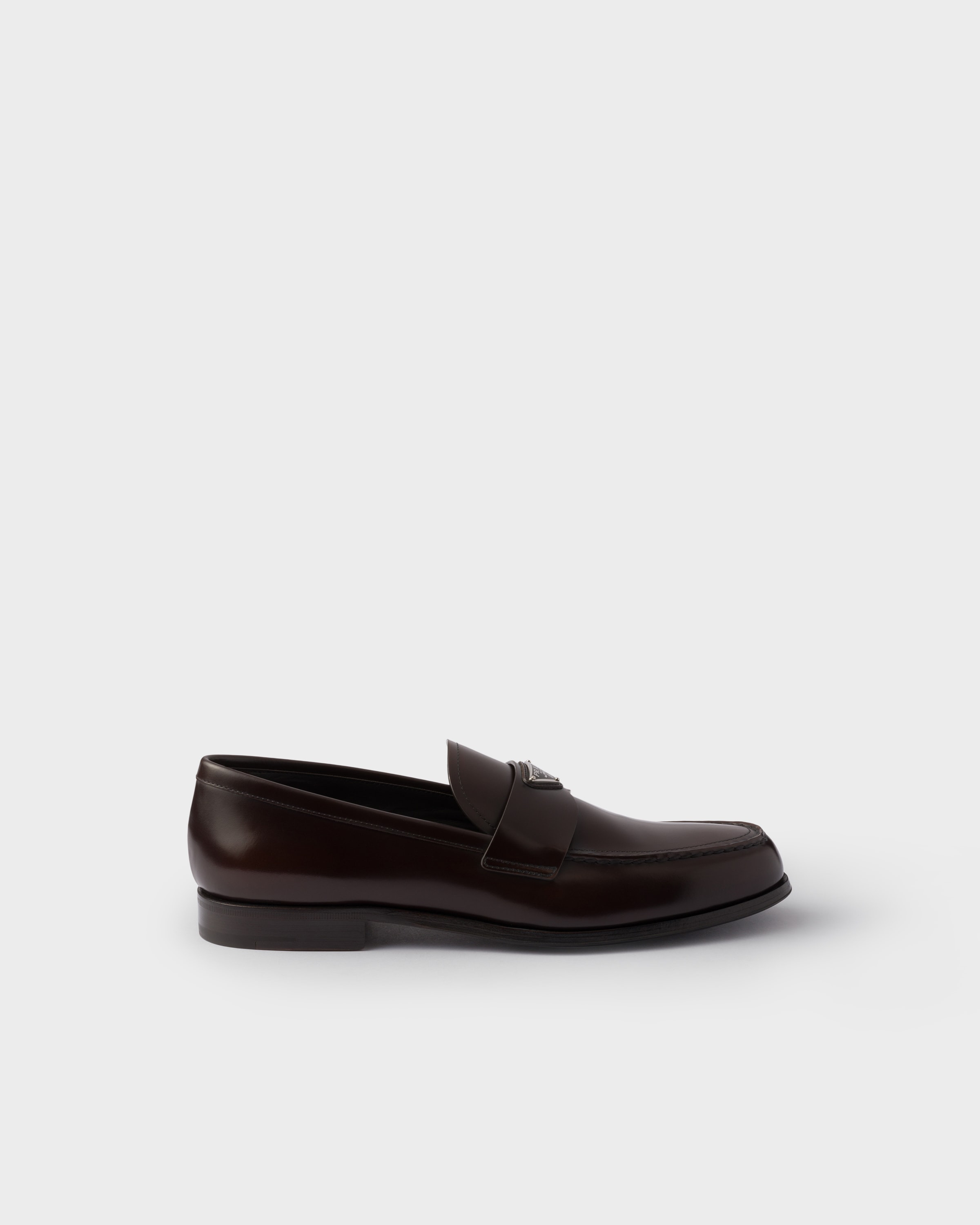Brushed leather loafers - 2