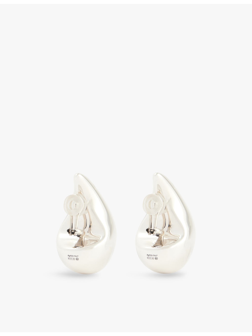 Drop sterling-silver earrings - 4