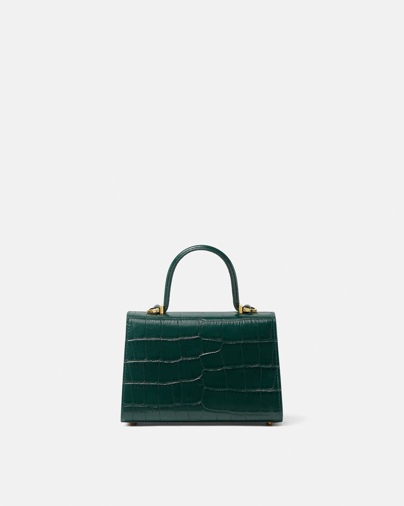 VERSACE Croc-Effect Medusa '95 Small Handbag outlook
