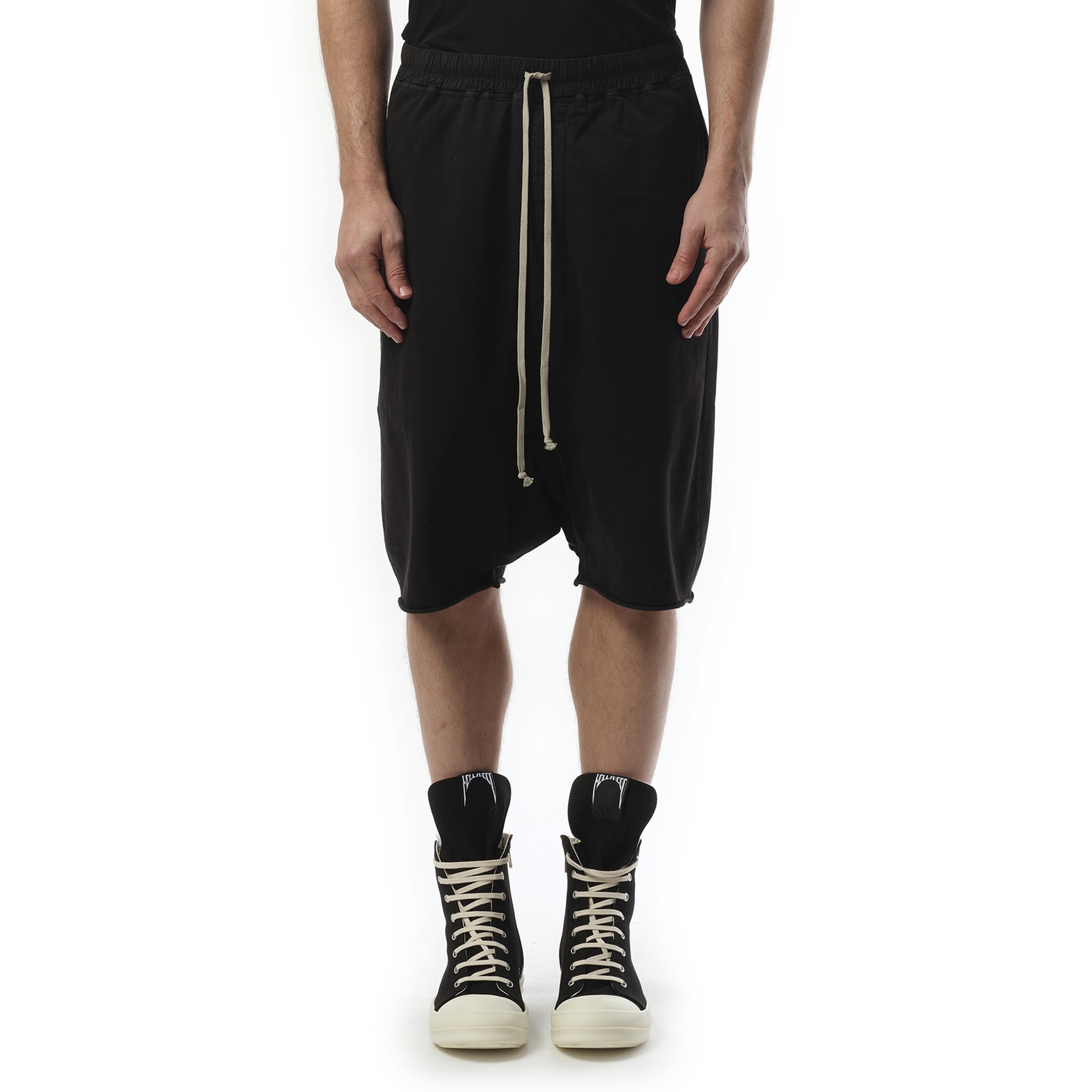 Drawstring Pods in Black - 1