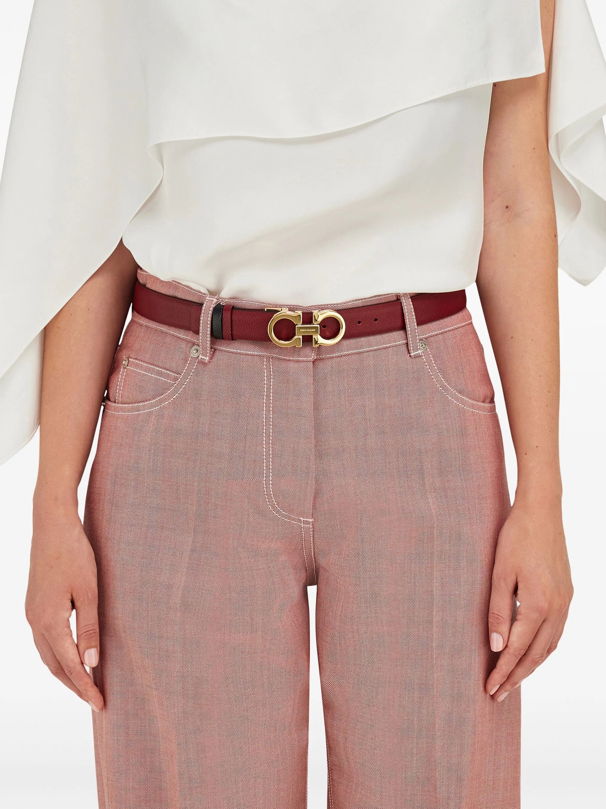 Reversible Gancini-buckle Belt - 4