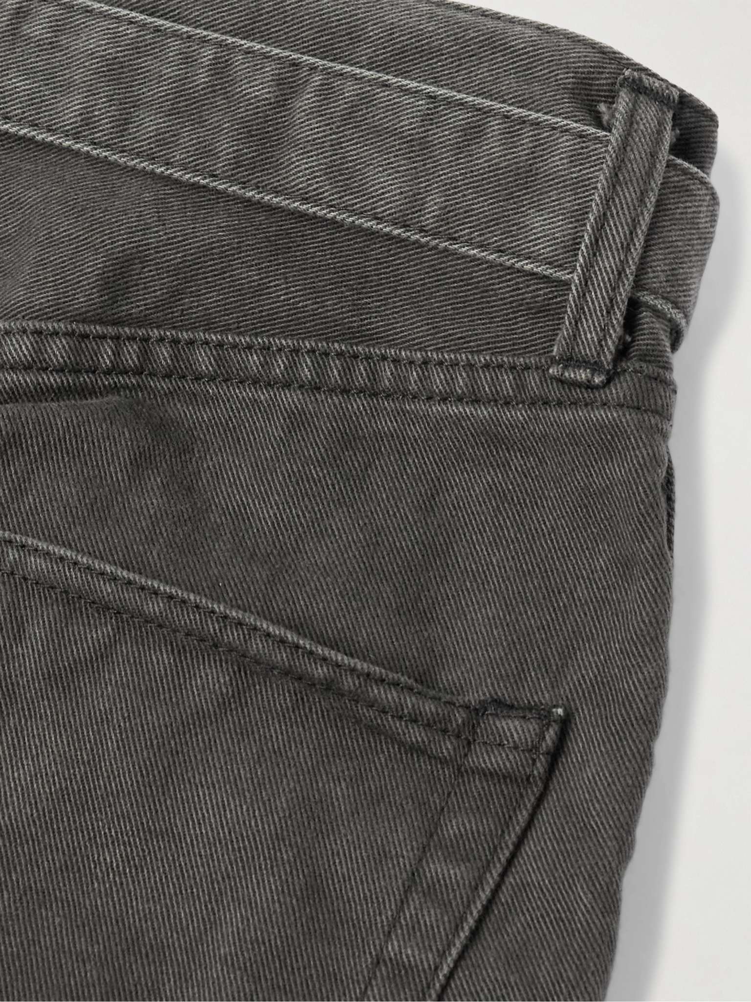 Wide-Leg Belted Jeans - 5
