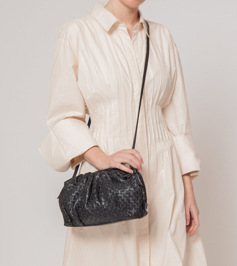 GIGI WOVEN CROSSBODY | BLACK 7