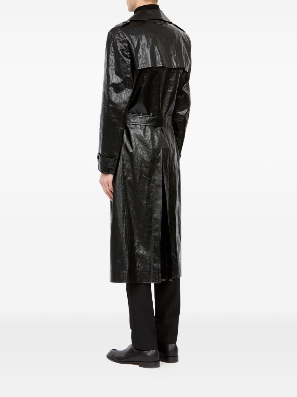 double-breasted trench coat - 5