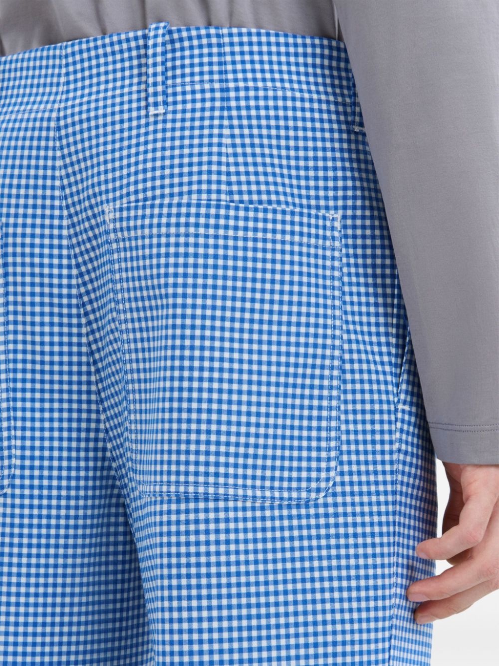 check pattern trousers - 5