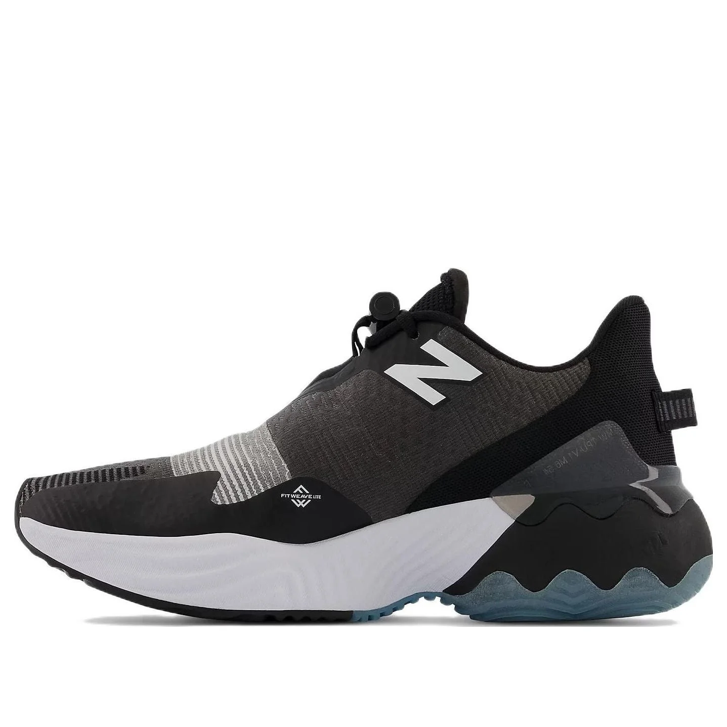 (WMNS) New Balance FuelCell Rebel TR 'Black White' WRBLTLK1 - 1