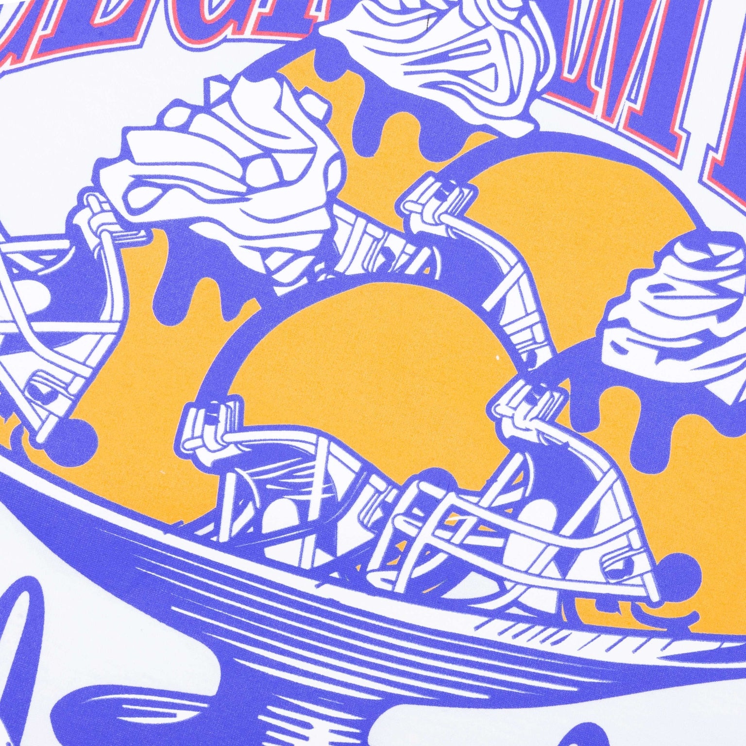 FEATURE X ICECREAM SUPER BOWL SHORT SLEEVE TEE - WHITE - 4