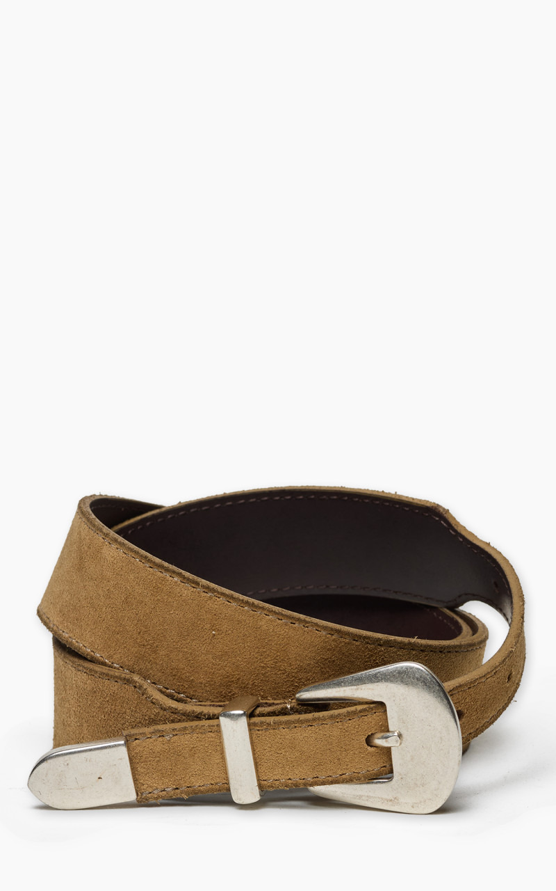 PHOENIX SUEDE LEATHER BELT SAND - 1