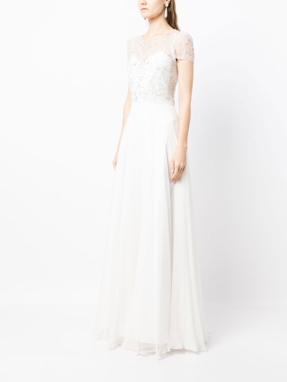 Albertine crystal-embellished gown - 3