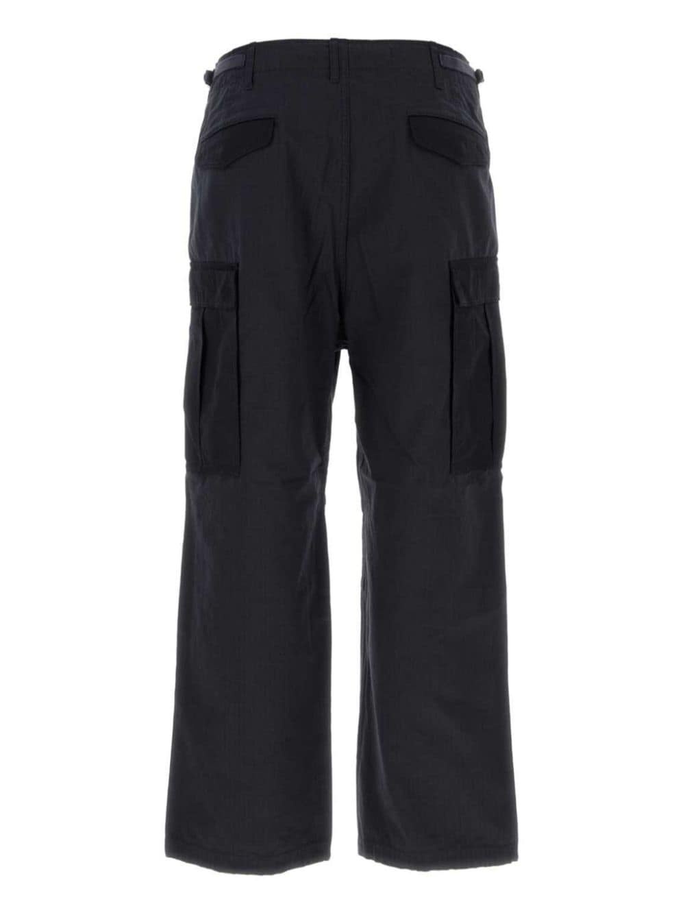 cotton-blend cargo trousers - 2