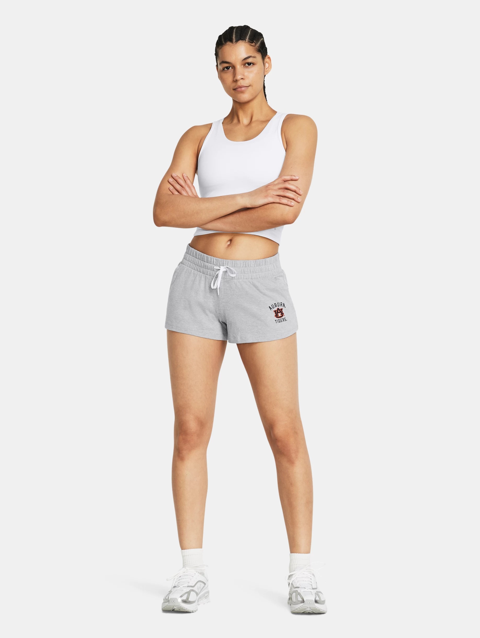 Women's UA Performance Cotton Collegiate Shorts - 5