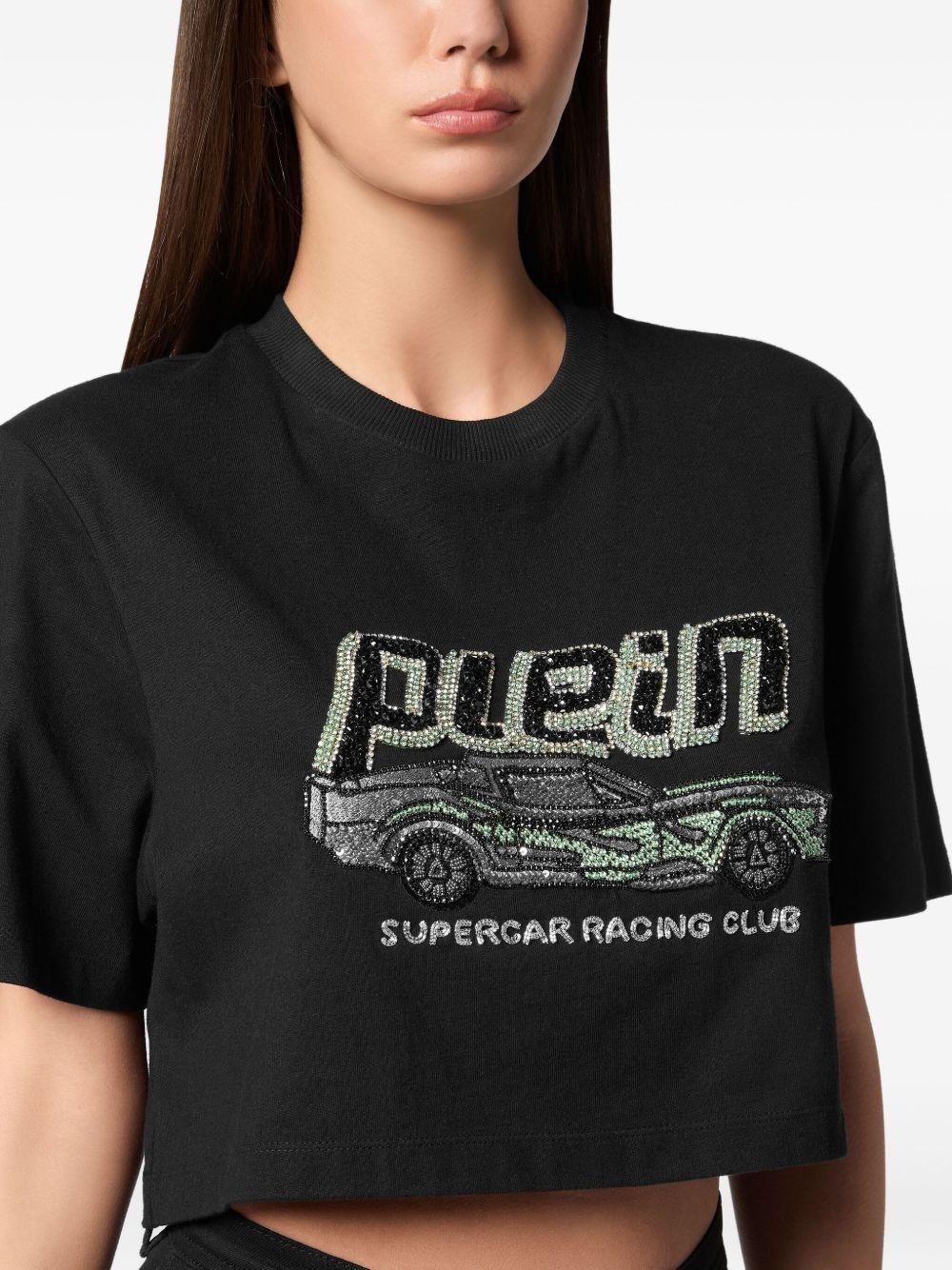 Car cropped t-shirt - 4