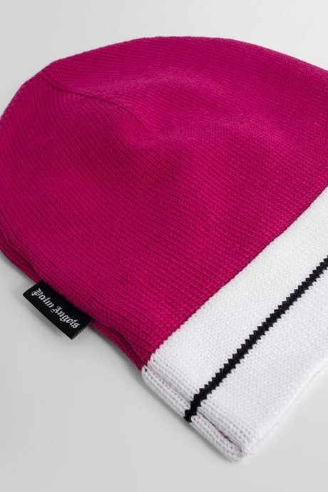 Palm angels women's fuchsia track beanie - 3