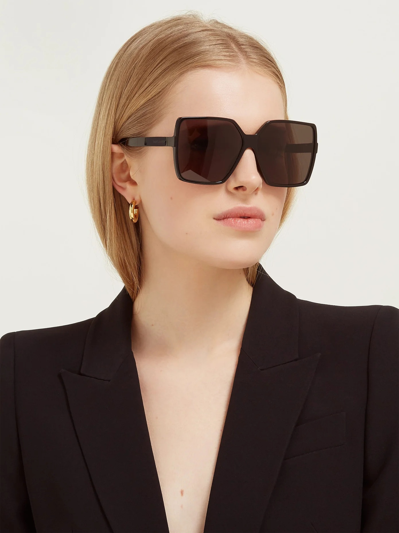 Betty oversized square-frame acetate sunglasses - 2