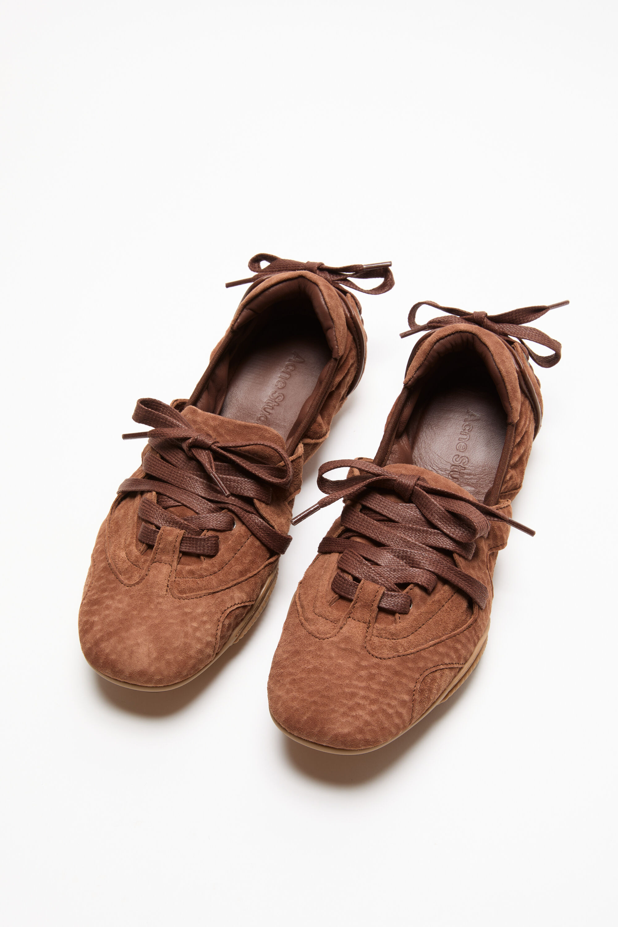 Lace-up Shoes - Brown - 2