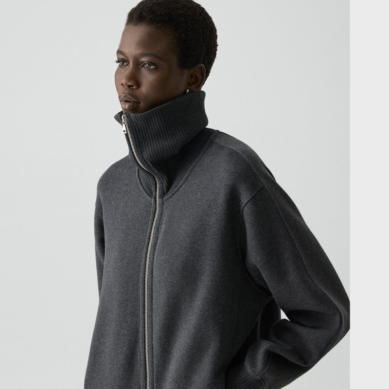 Zip Jacket in Lounge Terry 5