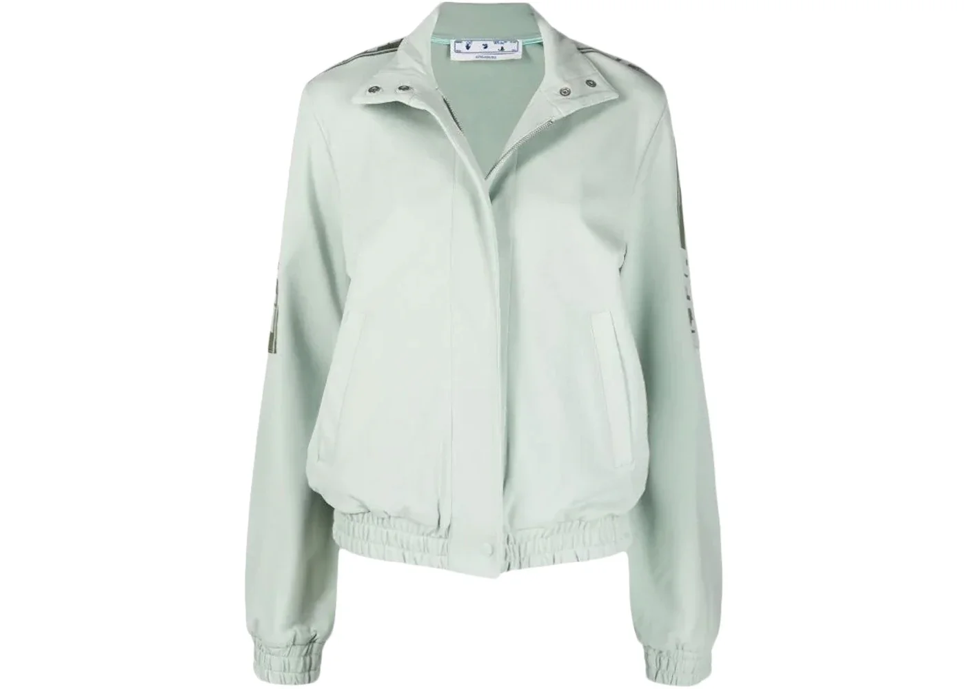 OFF-WHITE ATHL Track Jacket Light Grey - 1