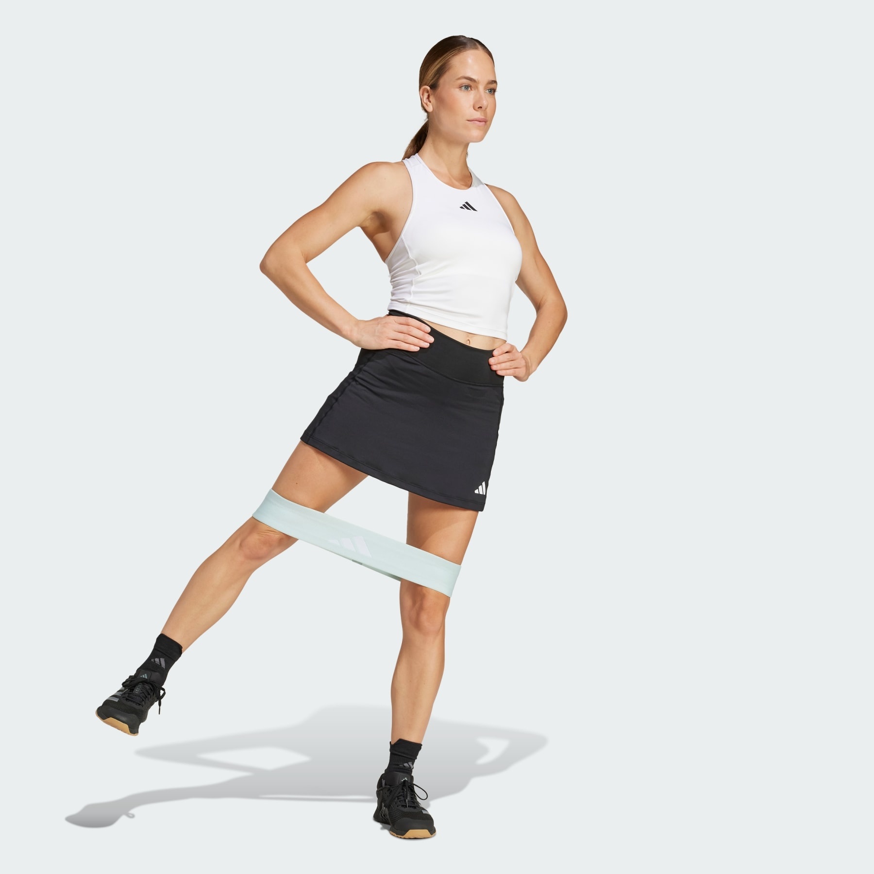 Optime Skort With Integrated Bike Shorts - 4