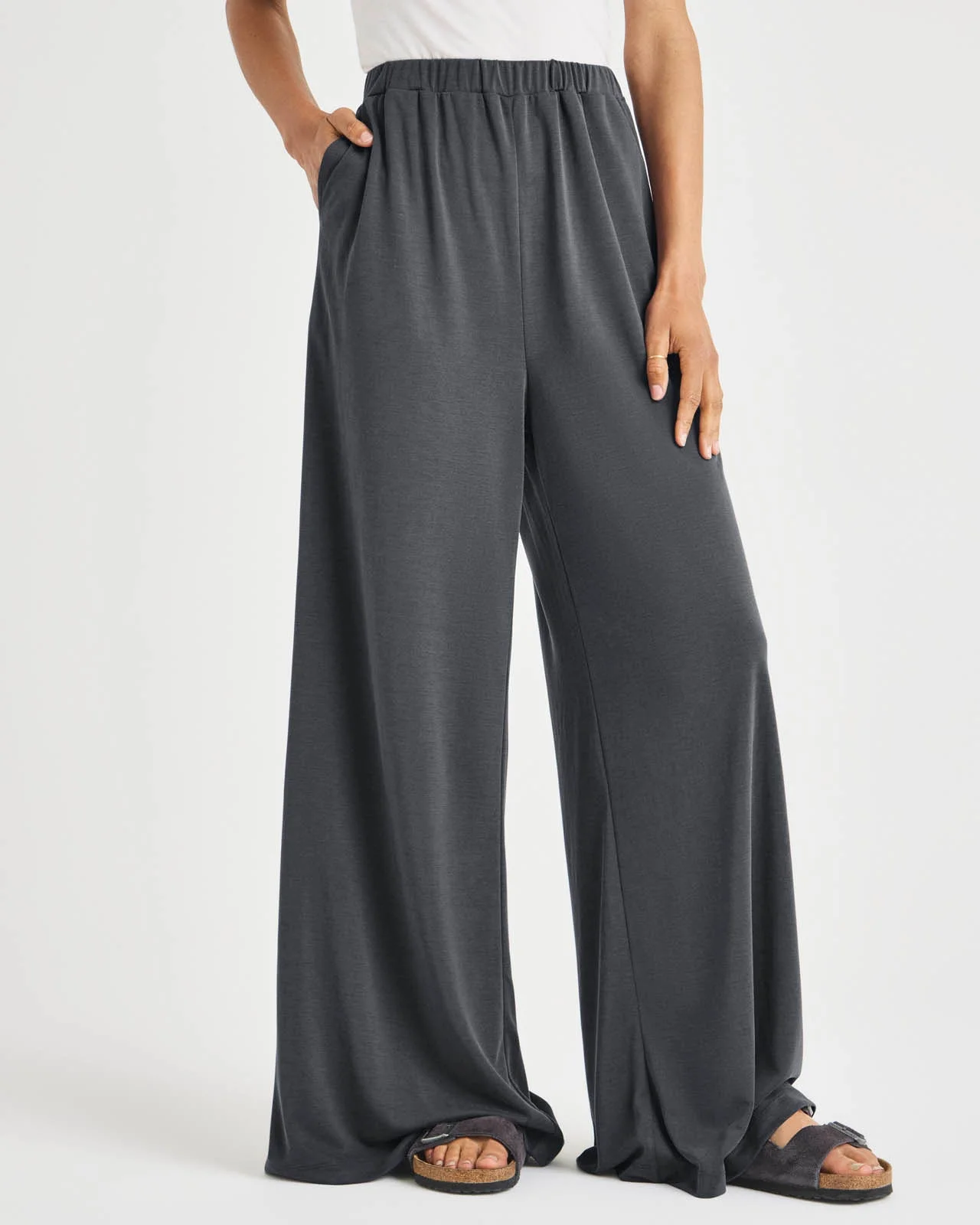 Giada Sandwash Palazzo Pant - 1