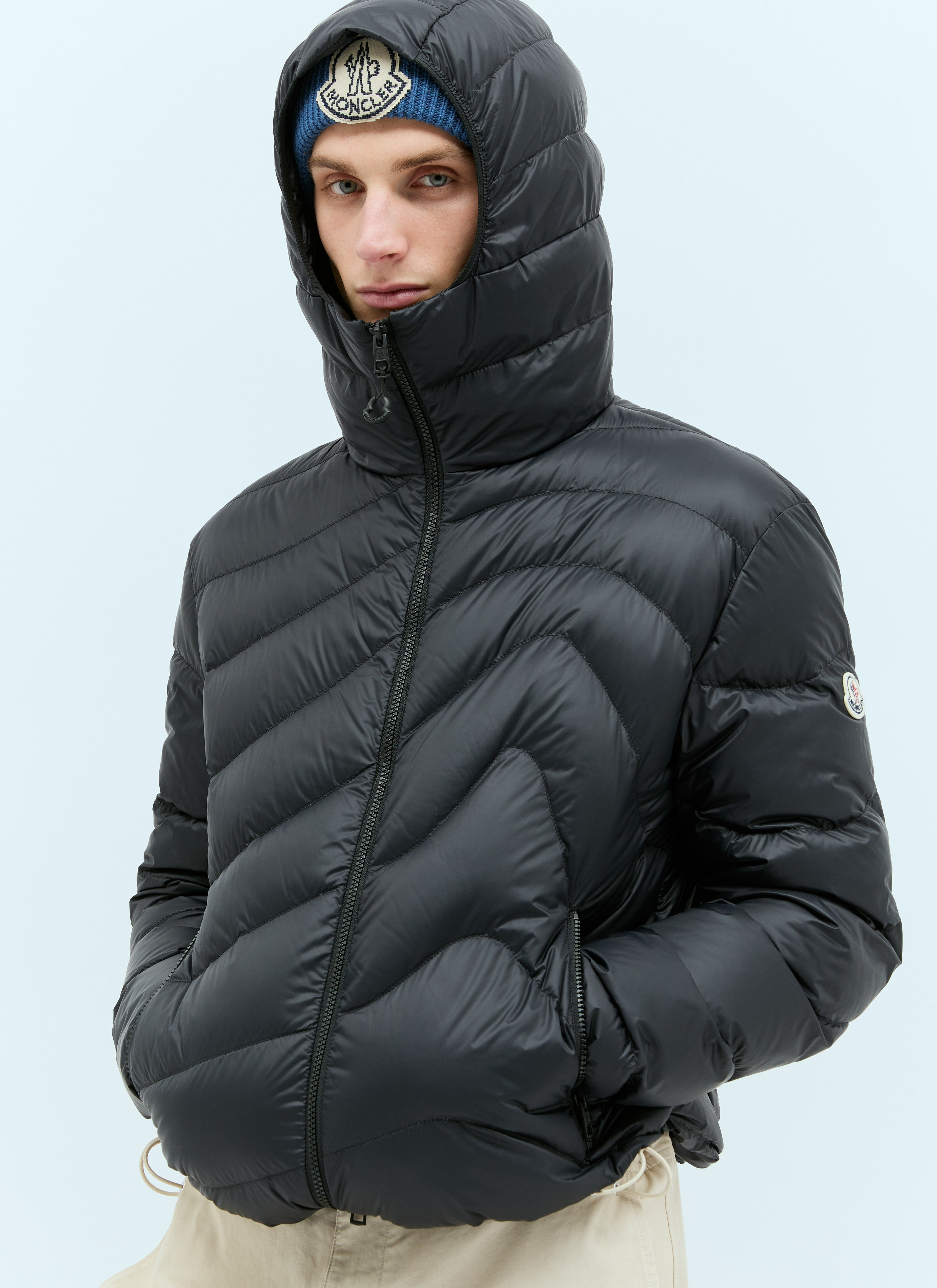 Moncler Men Logo Patch Beanie Hat - 2