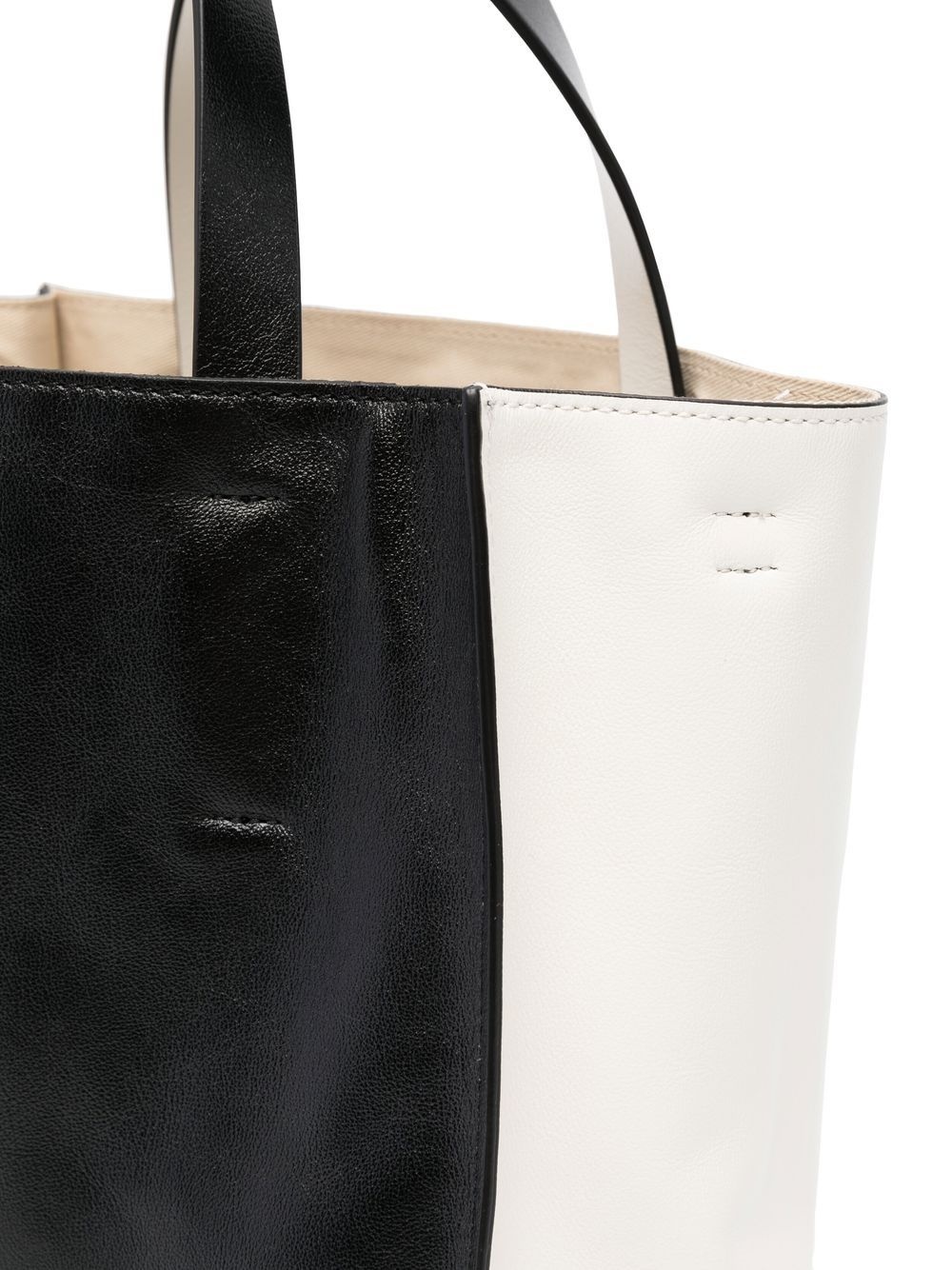 Museo leather tote bag - 4