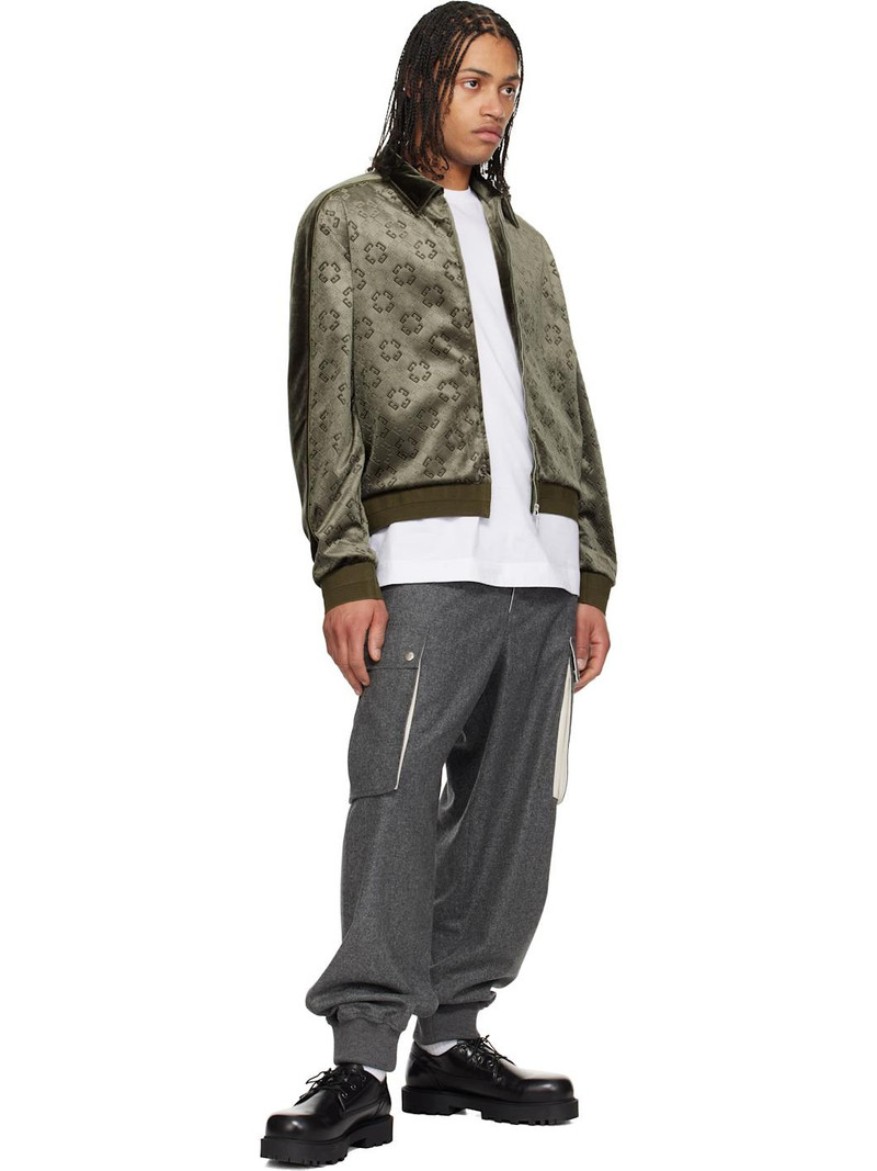 Givenchy Gray Wool Cargo Pants outlook